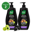 Nyle Naturals Volume Enhance Shampoo, 800 ml | For Voluminous Hair With Reetha, Blackberry & Amla | Gentle & Soft Shampoo For Men & Women (Pack of 2) - Cavinkart