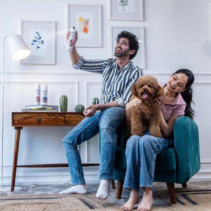 Petterati Air Freshener Floral (250 ML) | Pet - Safe Air Freshener | Long - Lasting Odour Neutraliser for Homes, Offices, & Cars - Cavinkart