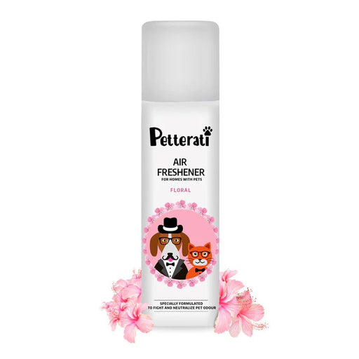 Petterati Air Freshener Floral (250 ML) | Pet - Safe Air Freshener | Long - Lasting Odour Neutraliser for Homes, Offices, & Cars - Cavinkart