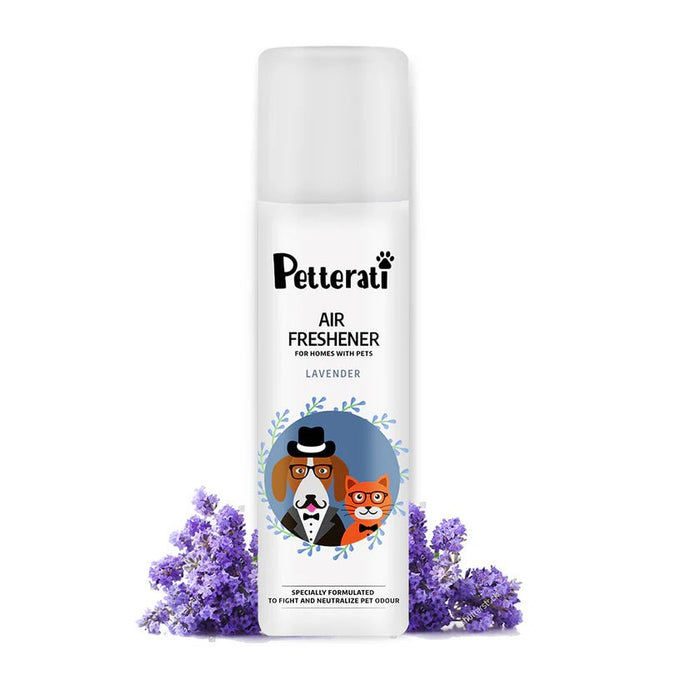 Petterati Lavender Air Freshener (250ml) Fight & Neutralize Pet Odours | Leave Your Surroundings Smelling Fresh - Cavinkart