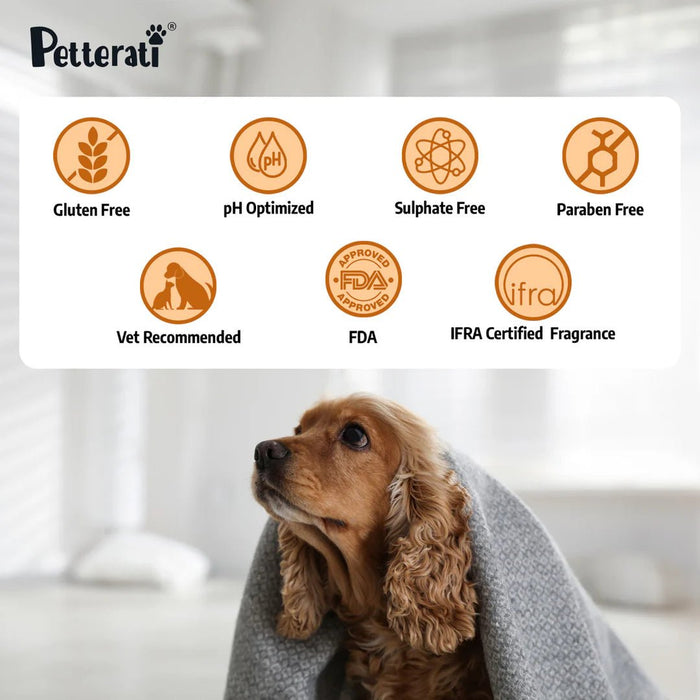 Petterati Nourishing & Detangling Dog Conditioner (400 ML) | Nourishing & Detangling Formula for Soft Coats | For Long - Haired and Thick - Coated Breeds - Cavinkart