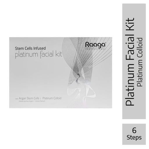 Raaga Professional 7 Step Platinum Facial Kit | 61 gm | For Radiant and Youthful Skin - Cavinkart