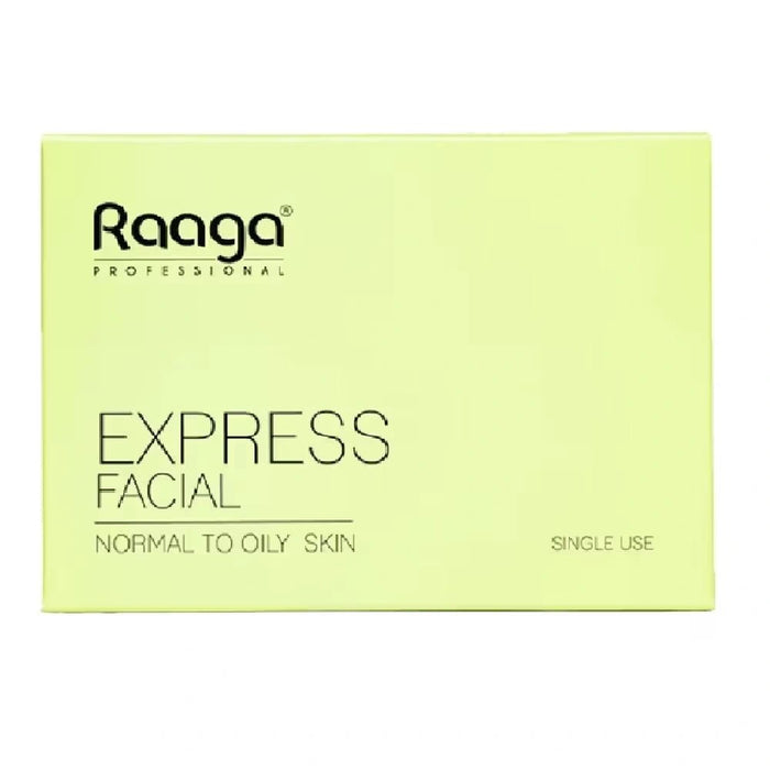 Raaga Professional Express Facial Kit revitalises and improves skin texture | Normal to Oily Skin, 35 g (Pack of 6) - Cavinkart