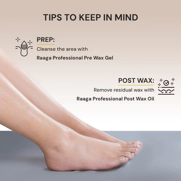 Raaga Professional Liposoluble Wax, White Chocolate, 800ml | Full Body White Chocolate Wax | Pain - free Waxing process - Cavinkart