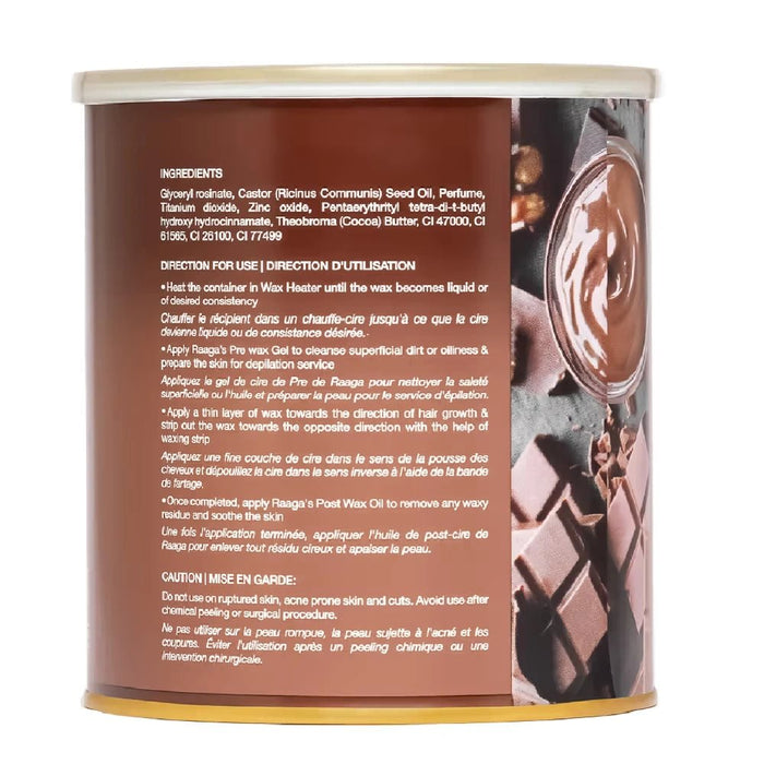 Raaga Professional Liposoluble Wax with Dark Chocolate | Pain free waxing suitable for All skin types, 800ml - Cavinkart