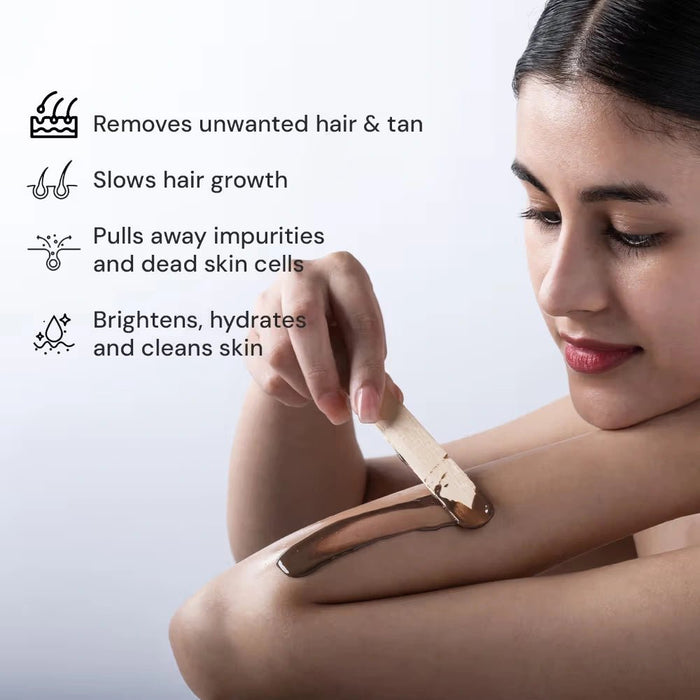 Raaga Professional Liposoluble Wax with Dark Chocolate | Pain free waxing suitable for All skin types, 800ml - Cavinkart