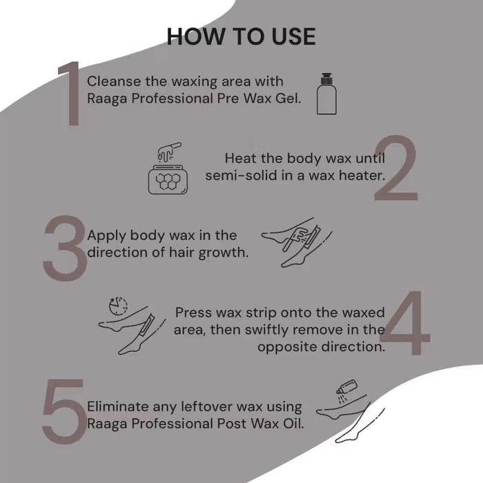 Raaga Professional Liposoluble Wax with Dark Chocolate | Pain free waxing suitable for All skin types, 800ml - Cavinkart