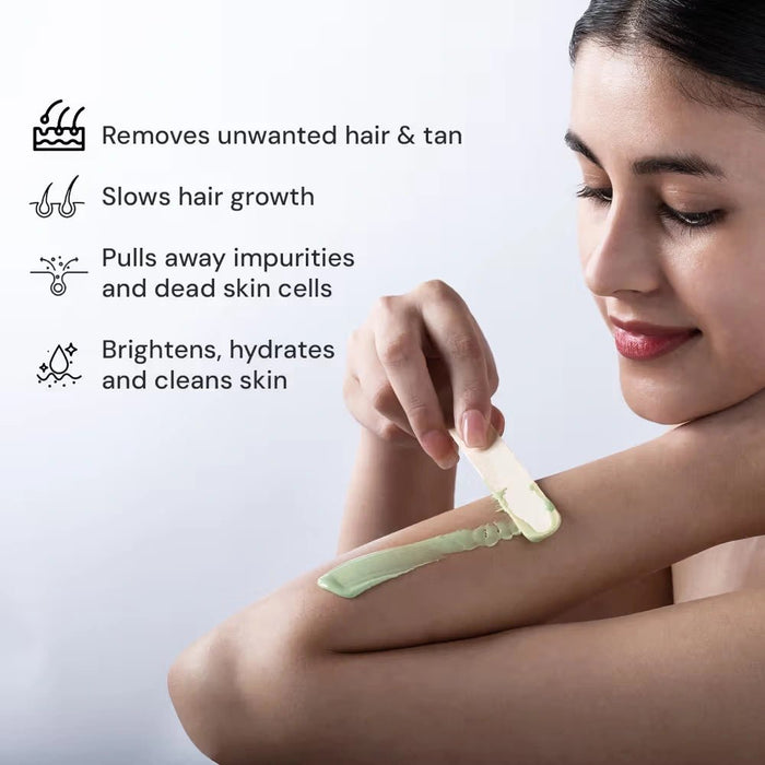 Raaga Professional Liposoluble Wax with Green Apple | Refreshing and smooth hair removal experience | Suitable for Normal skin, 800ml - Cavinkart
