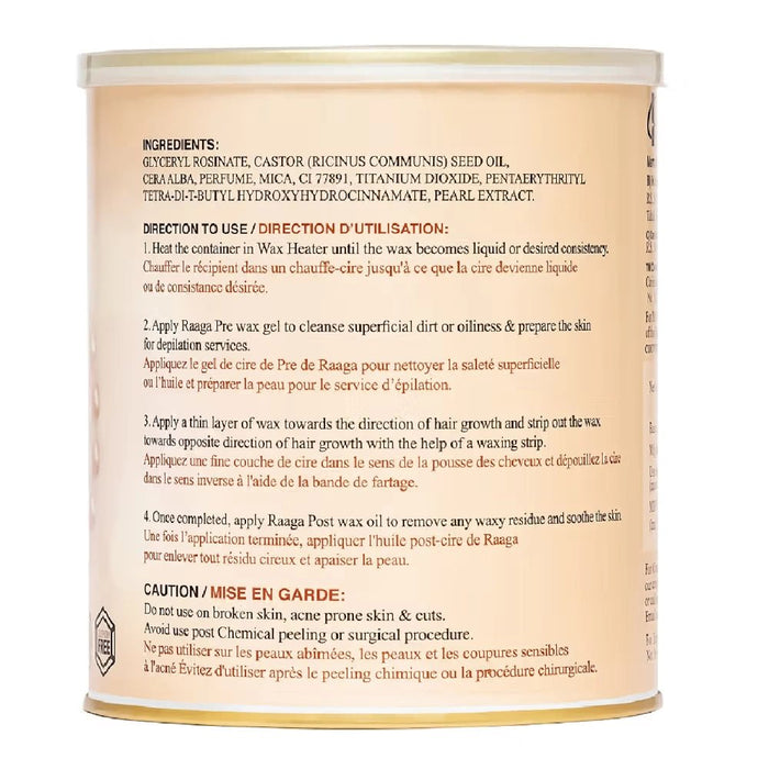 Raaga Professional Liposoluble Wax with Pearl Extract |Refreshing and smooth hair removal | Suitable for All Skin Types, 800ml - Cavinkart