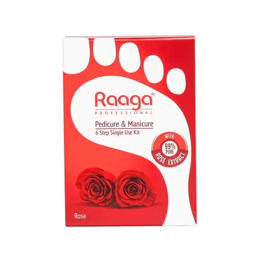 Raaga Professional Manicure Pedicure Rose, 63g | Rose Petals Infused Professional Manicure Pedicure cream - Cavinkart