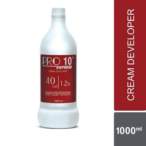 Raaga Professional Pro 10 Express Cream Developer | 40 Vol 12% (1000 ml) - Enhance Your Hair Color with Long - Lasting Results | Unlock Vibrant Color Brilliance - Cavinkart