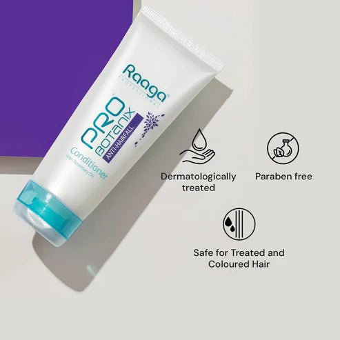 Raaga Professional Pro Botanix Anti - Hair Fall Conditioner with Rosemary Oil, 100 ml | Prevents Hair Breakage & Promotes Growth - Cavinkart