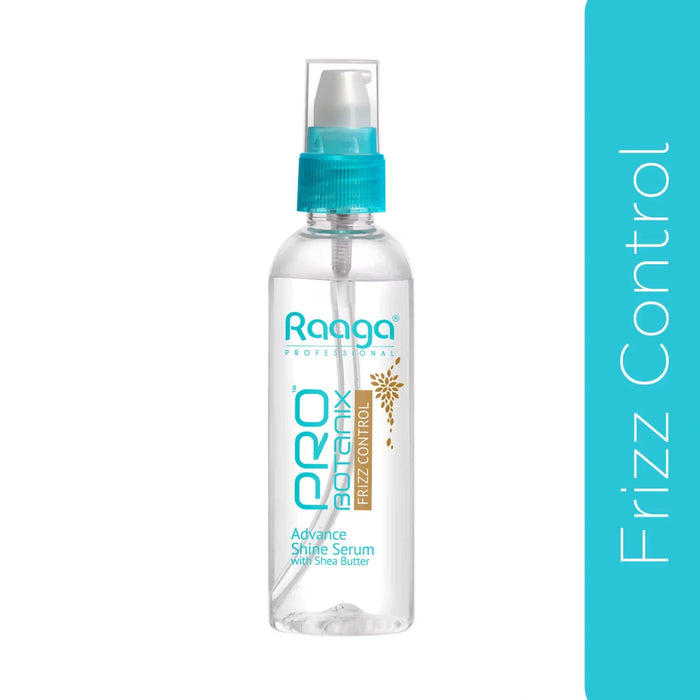 Raaga Professional Pro Botanix Frizz Control Hair Serum with Shea Butter | Advance Shine Non - Greasy Hair Serum for Smoothing (100 ml) - Cavinkart