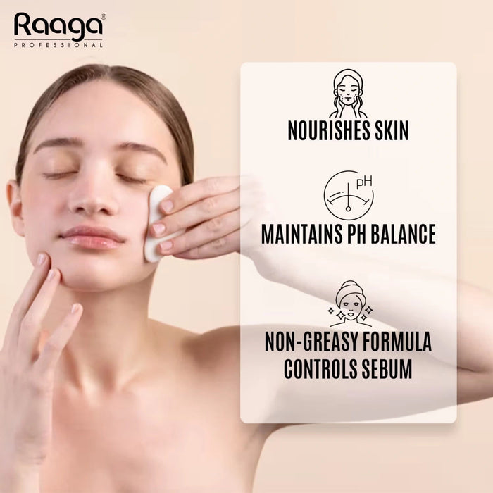 Raaga Professional Skin Toner with Lotus & Cinnamon | Nourishes, Hydrates & Balances pH | For All Skin Types - Cavinkart