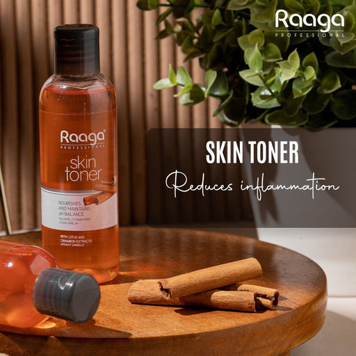 Raaga Professional Skin Toner with Lotus & Cinnamon | Nourishes, Hydrates & Balances pH | For All Skin Types - Cavinkart