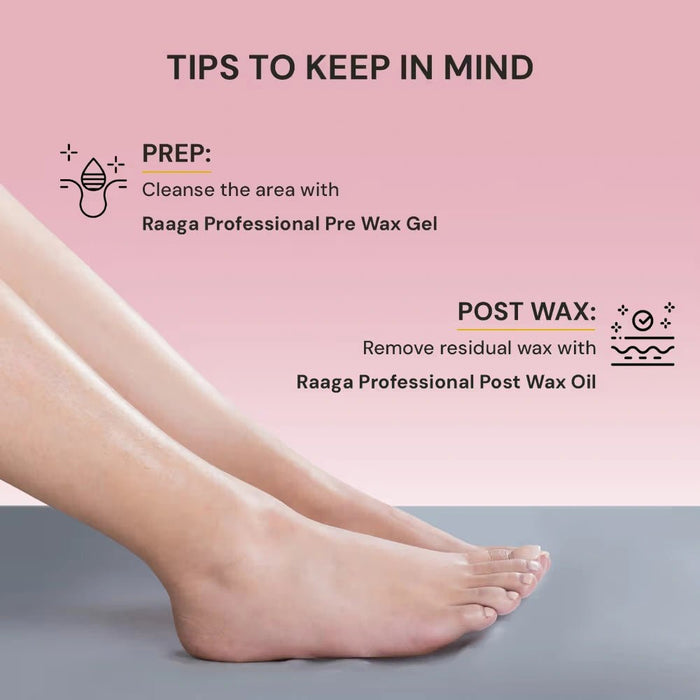 Raaga Professional Strawberry Liposoluble Wax for Body, 800ml | Nourishing & Colophony - Free Formula - Cavinkart