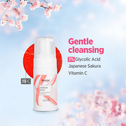 Radiant Tone Face Cleansing Mousse | Deep Cleanse Face Wash & Radiance Boost for Luminous Skin | 100ml - Cavinkart