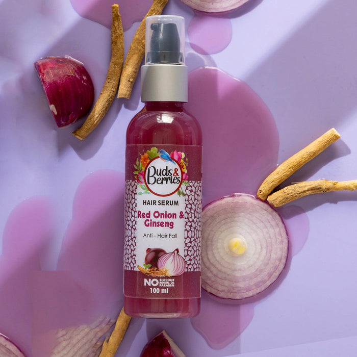 Red Onion &Ginseng Hair Serum for Anti hair fall 