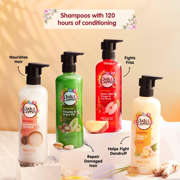 Buds and berries shampoos