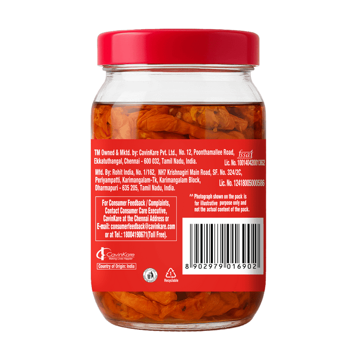 Ruchi Magic Cut Mango Pickle, 1 kg | Tangy & Spicy Flavor, Perfect with Rotis, Rice, and Snacks | Made with Farm - Fresh Mangoes - Cavinkart