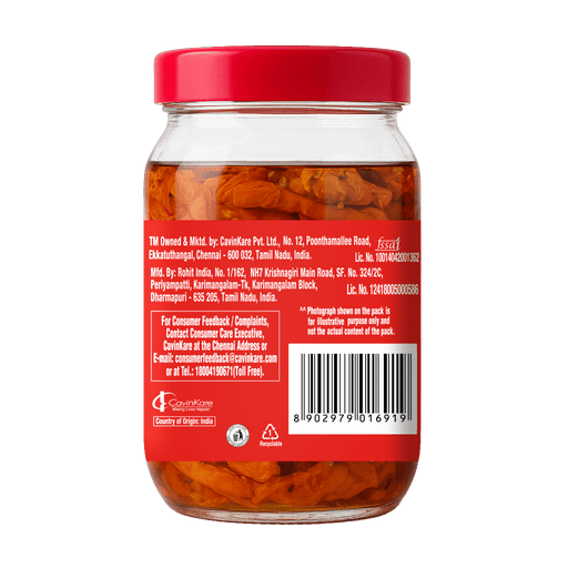 Ruchi Magic Lime Pickle, 1 kg | Tangy & Spicy Flavor, Perfect with Curd Rice, Snacks, and Everyday Meals | Made with Farm - Fresh Lemons - Cavinkart