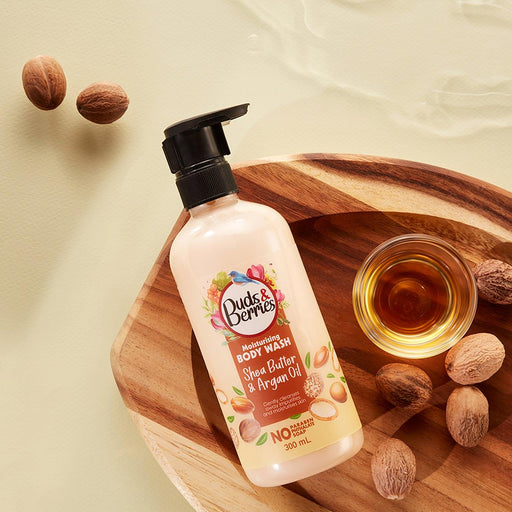 Shea Butter & Argan oil Moisturizing Bodywash - 300 ml - Buds&Berries