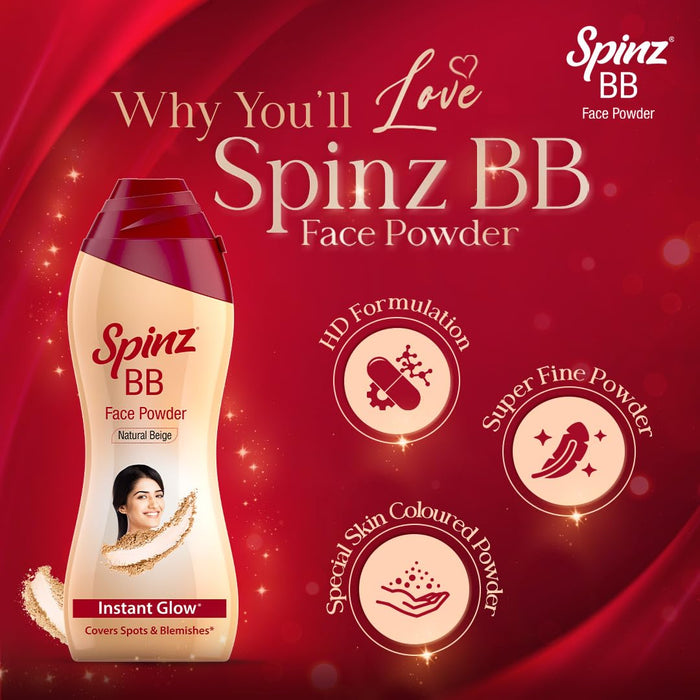 Spinz BB Face powder 70 g (Pack of 2) - Cavinkart