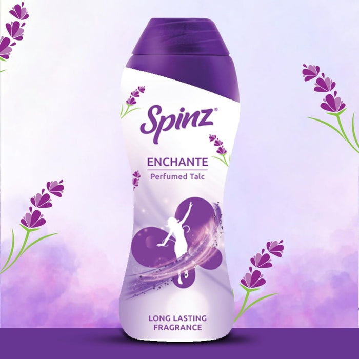 Spinz Enchante Body Talcum Powder for Women 400gm | Spinz Enchante Body Talcum Powder| Fragrant Talcum Powder for Women - Cavinkart