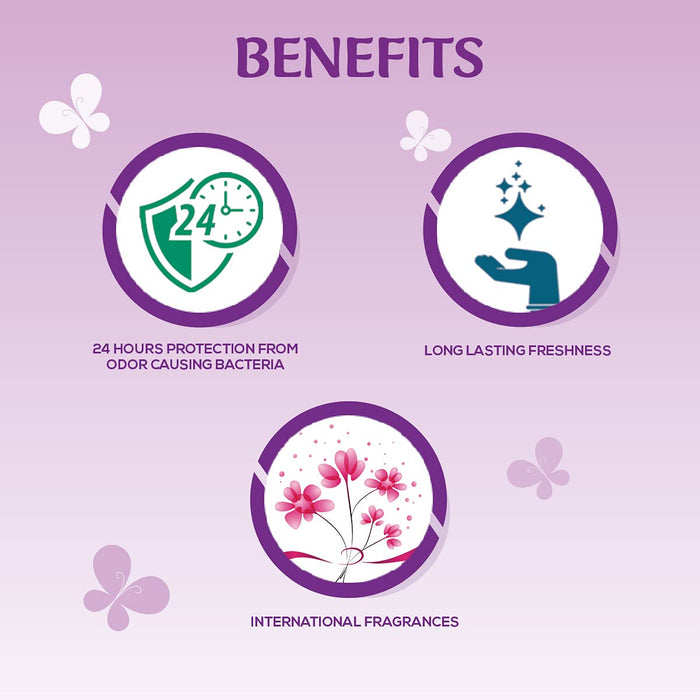 Spinz Enchante Perfumed Deo for Women, with International Fragrances for Long Lasting Freshness and 24 Hours Protection, 150ml | International Fragrances for Long Lasting Freshness of Women Deo - Cavinkart