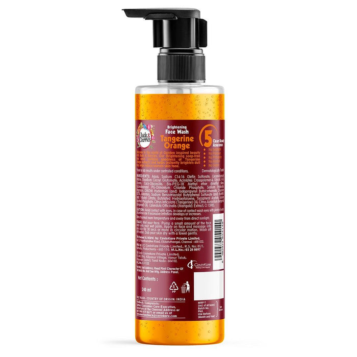 Tangerine Orange Facewash for Brightening 