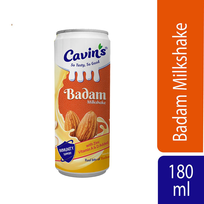 Cavins Badam Milkshake, 180 ml