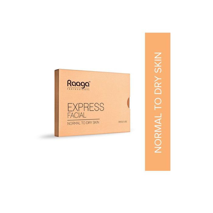 Raaga Professional Express Facial Kit  | Normal to Dry | 35g, Orange