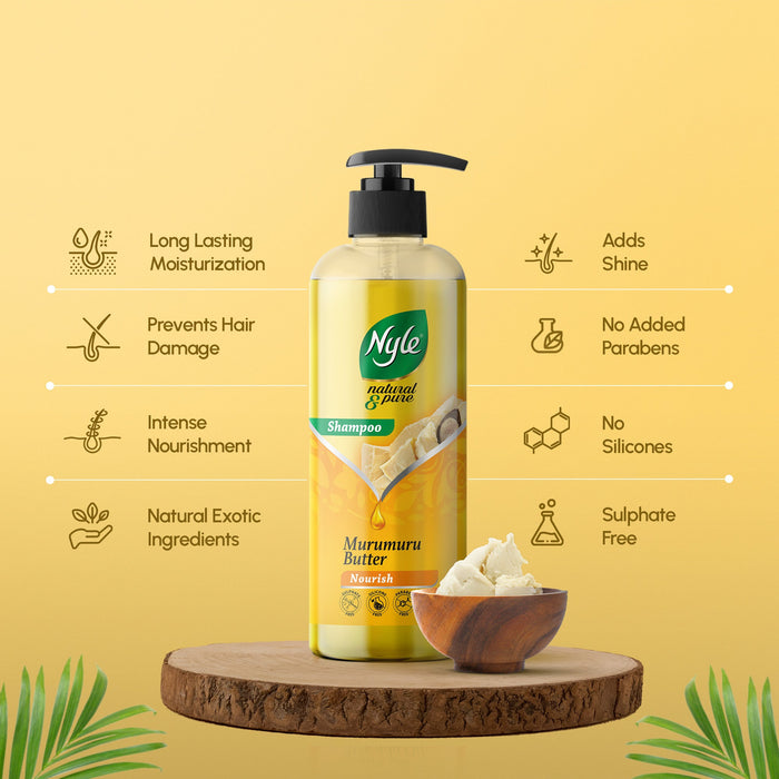 Nyle Shampoo For Nourished Hair, With Goodness Of Murumuru Butter - 300ml