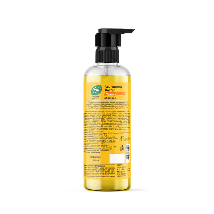 Nyle Shampoo For Nourished Hair, With Goodness Of Murumuru Butter -475ml