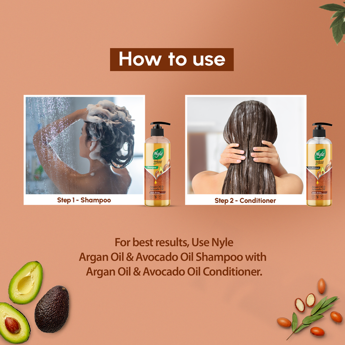 Nyle Conditioner For Frizz Free Hair, With Goodness Of Argan Oil & Avocado Oil - 250ml