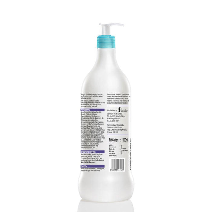 Raaga Professional Pro Botanix Anti Hair Fall Conditioner, With Rosemary Oil, 1000 ml