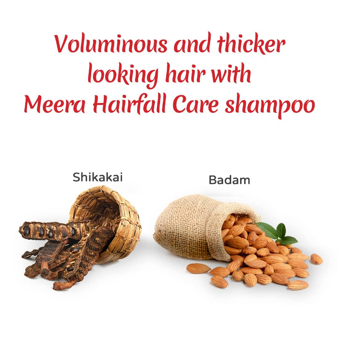 Meera Hairfall Care Shampoo, With Goodness Of Badam and Shikakai 650ml