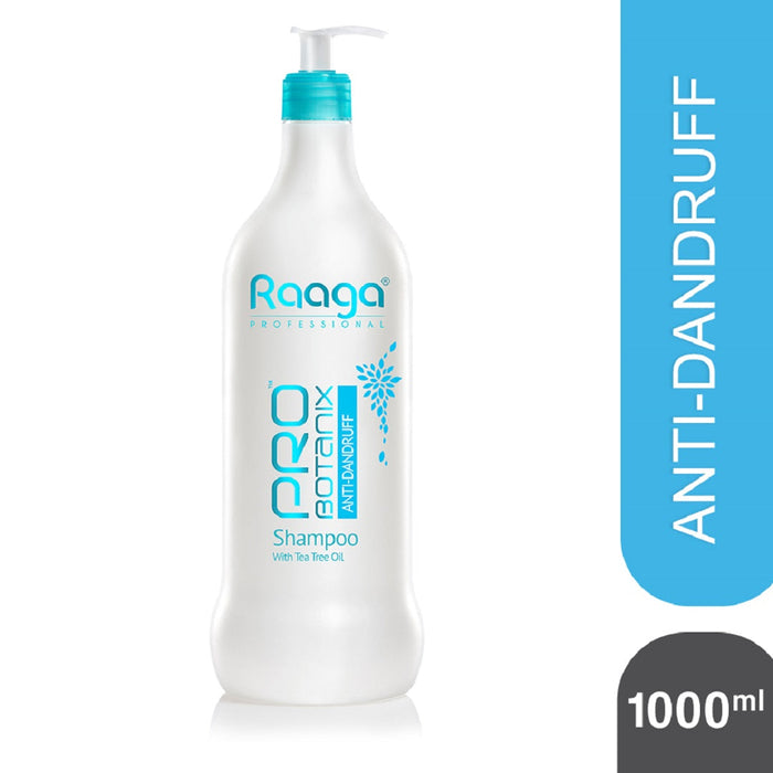 Raaga Professional Pro Botanix Anti Dandruff Shampoo, With Tea Tree Oil, 1000ml