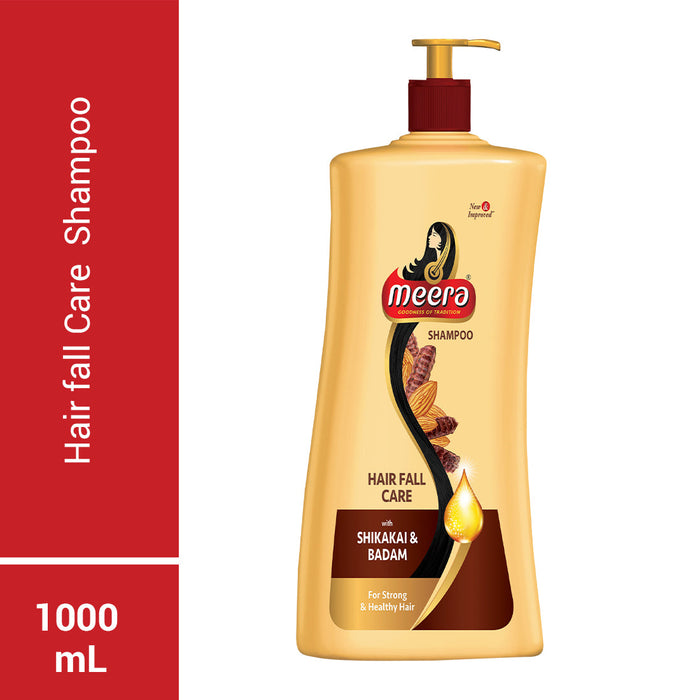 Meera Hairfall Care Shampoo, With Goodness Of Badam and Shikakai 1000ml