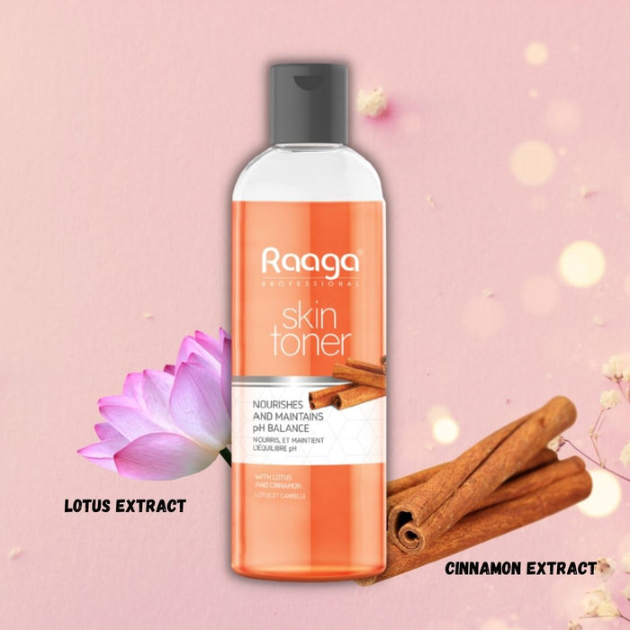Raaga Professional Skin Toner With Lotus & Cinnamon For All Skin Types 100 ml
