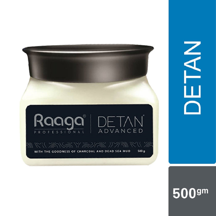 Raaga Professional Detan Advanced Cream, Suitable for All Type of Skin (Black, 500gm)
