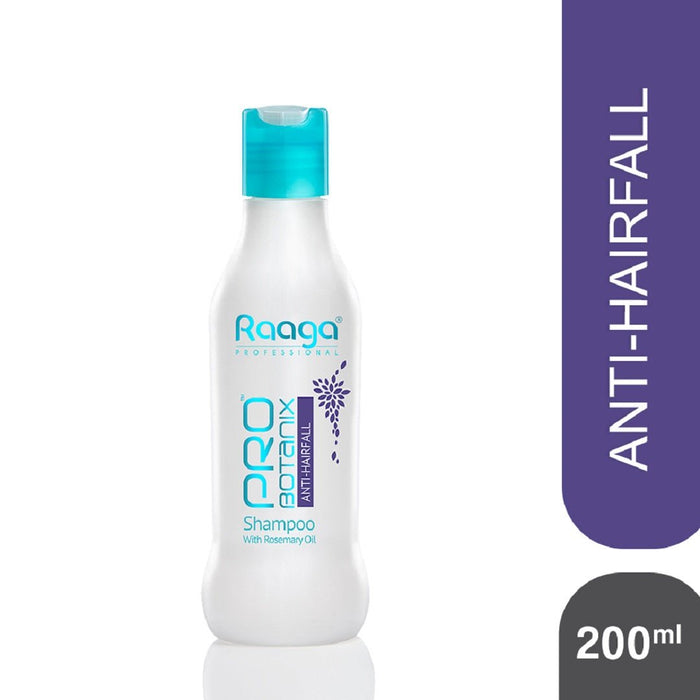 Raaga Professional Pro Botanix Anti - Hair Fall Shampoo with Rosemary Oil, 200 ml | Prevents Hair Breakage & Stimulates Hair Growth - Cavinkart